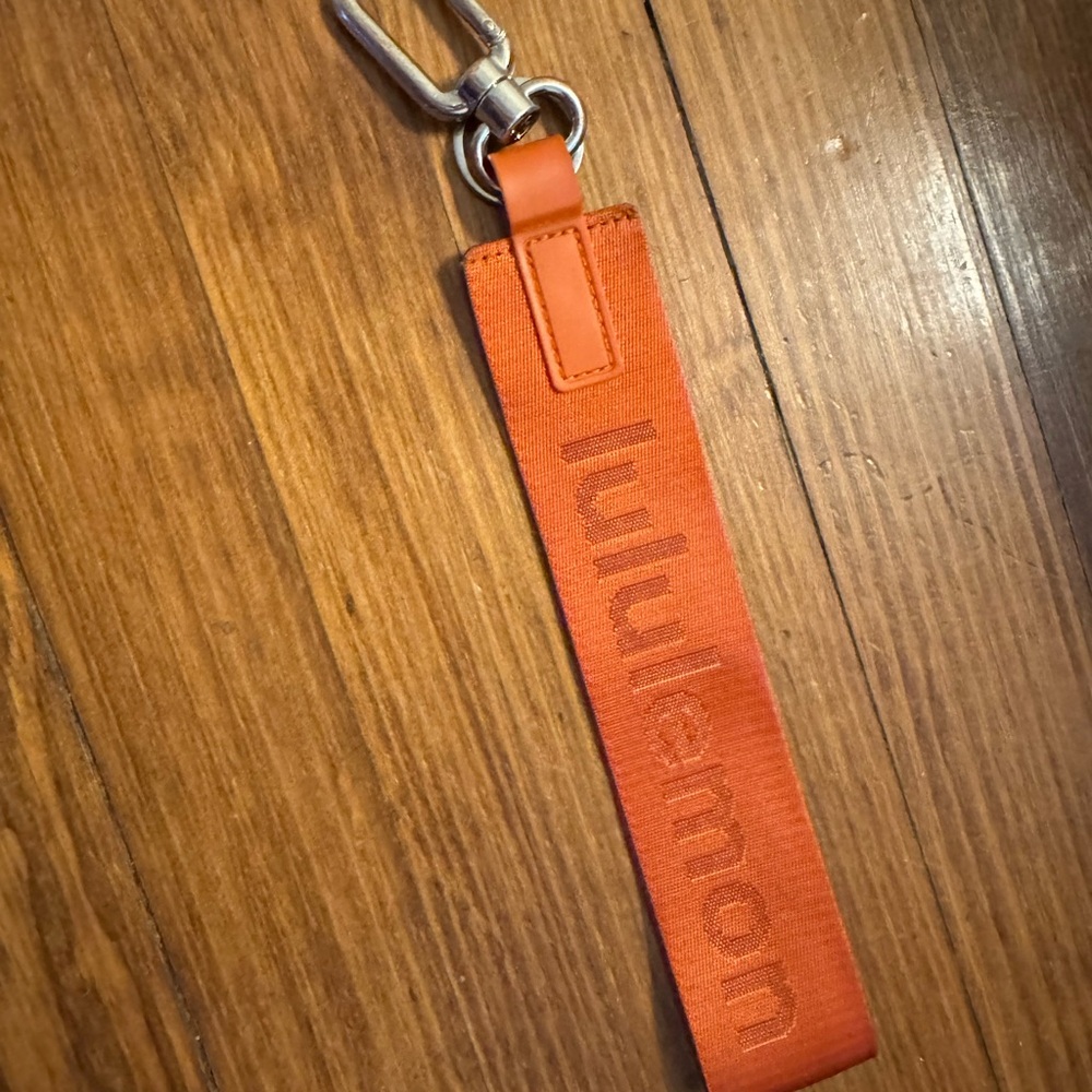 Lululemon Vibrant Orange Keychain